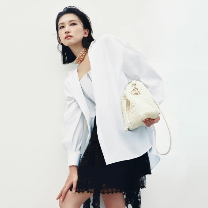 9a+ quality dior d-motion medium bucket bag